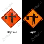 Roll Up Sign & Stand - 48 Roll Up Traffic Signs